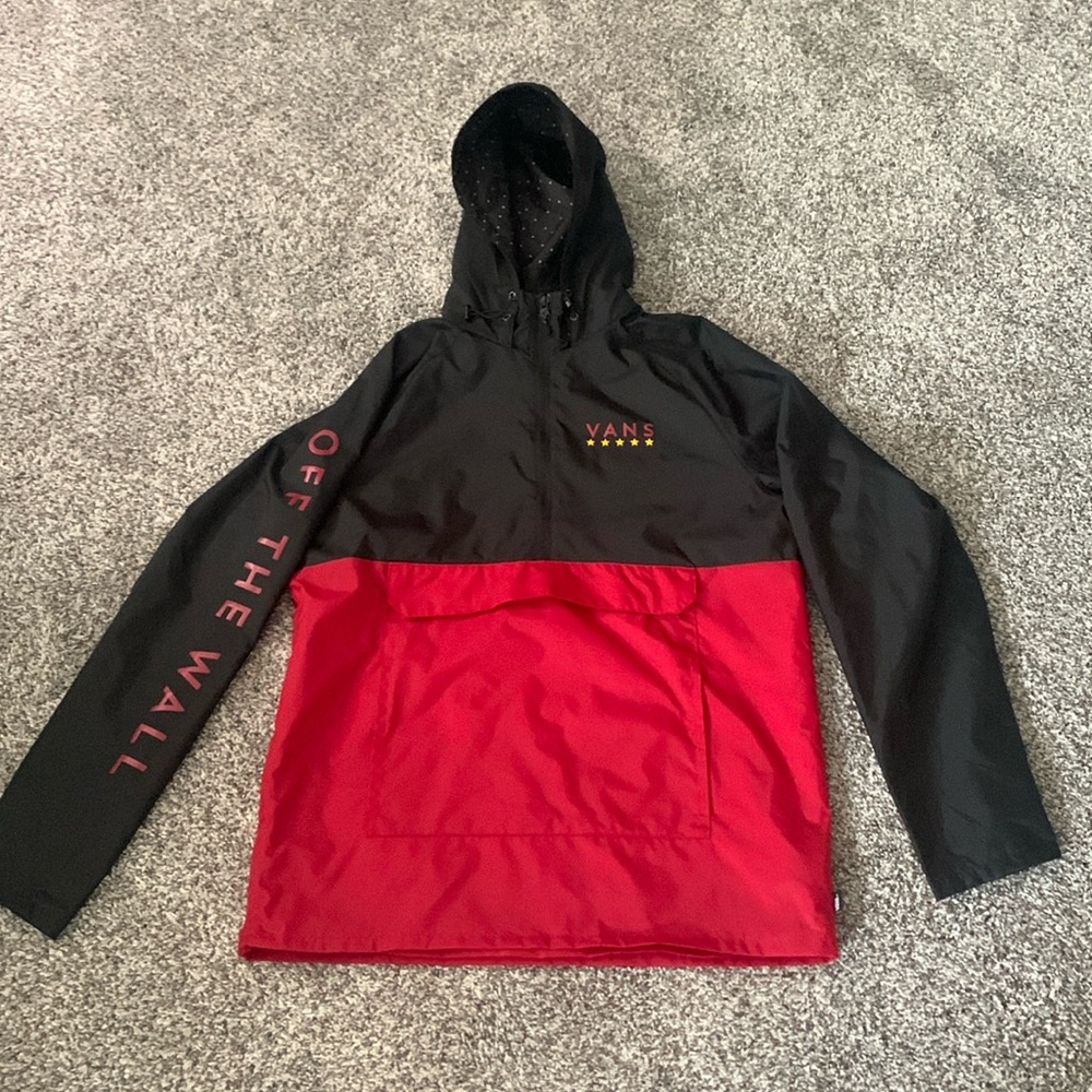 Mens Vans “Off The Wall” 1/4 Zip Windbreaker